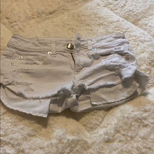White AE Jean shorts